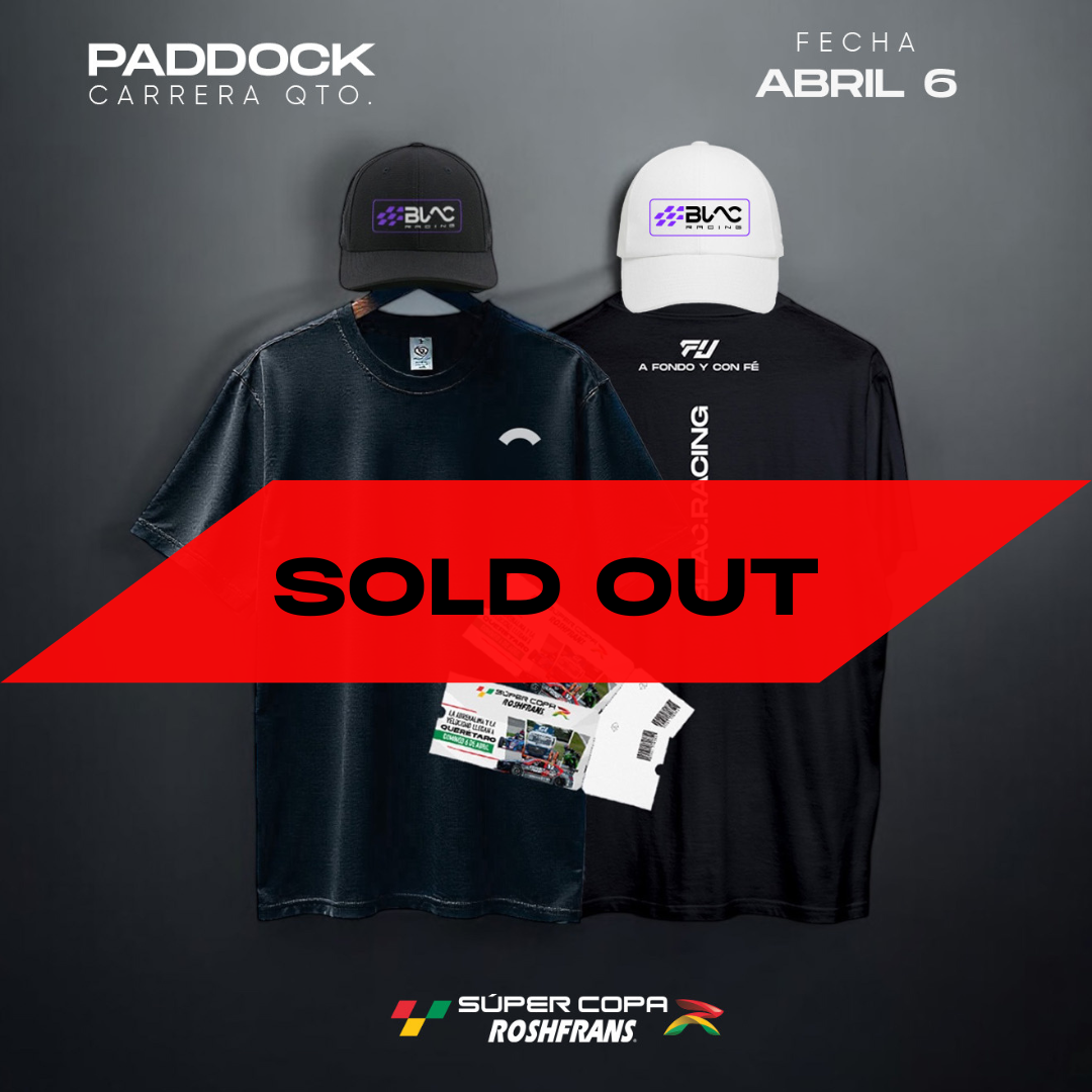 Entrada paddock + gorra + playera oficial