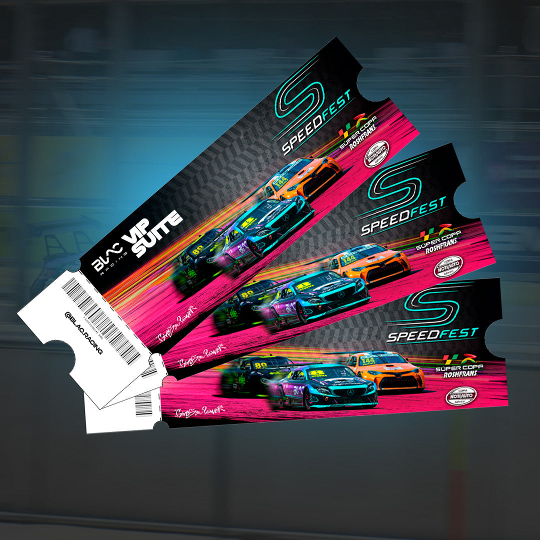 BOLETO BLAC RACING VIP ACCESS AGOSTO 16